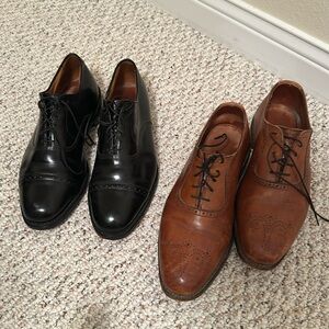 Allen Edmonds Leather Men’s Shoes Size 9.5 - Brown and Black